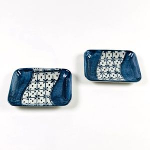 Pair of Soy Sauce - Hors D'Oeuvres Dishes